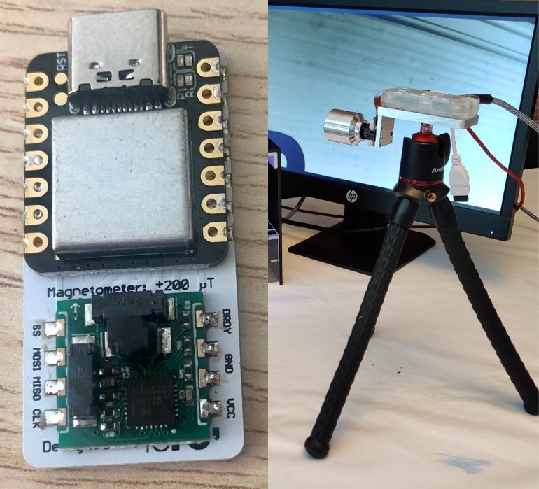 DIY magnetometer and vein viewer