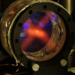cold atoms cloud in a quantum physics lab at ICFO